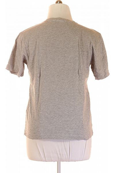 Jednoduché Pánské Tričko Šedé Vel. XL