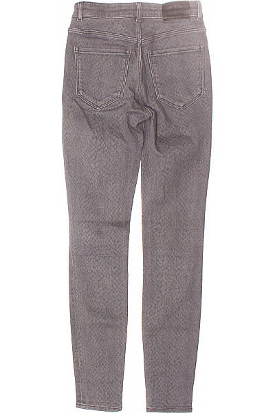 Massimo Dutti Dámské úzké Šedé Vel. 34