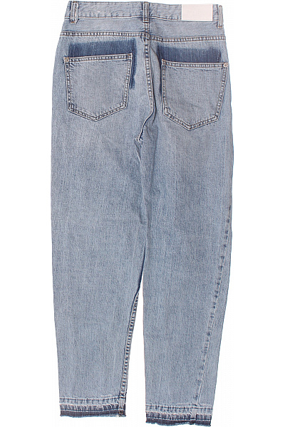 MANGO Roztrhané Dámské Džíny Modré Vel. 36