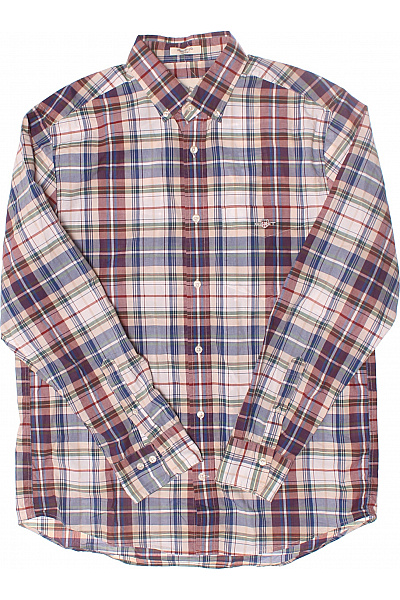 Vzorovaná Pánská Košile Barevná GANT Second hand Vel. L | GANT | obrázek 2