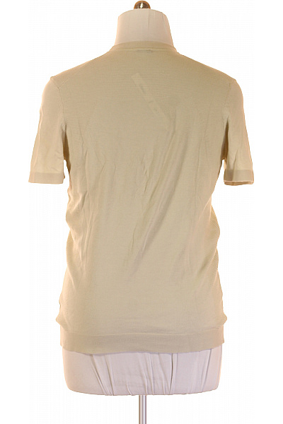 Hugo Boss Pánské Tričko Béžové Second hand Vel. L