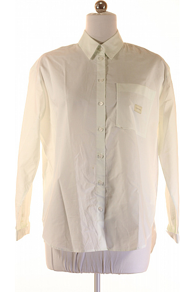 Společenská Dámská Košile Bílá Calvin Klein Vel. M