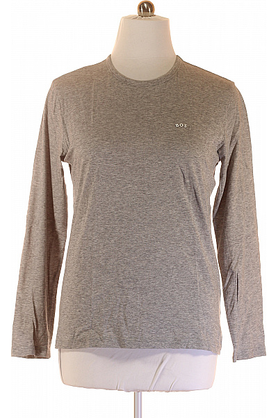 Jednoduché Pánské Tričko Šedé Hugo Boss Vel. L