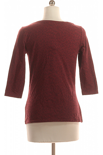 Esprit Dámské Tričko s Potiskem Vínová Second hand Vel. S