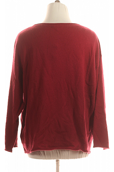 TOMMY HILFIGER Dámský Pulovr Vlněný Vínový Vel. 50 | TOMMY HILFIGER | obrázek 2