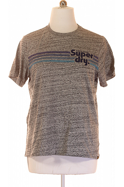 Pánské Tričko Šedé SUPERDRY