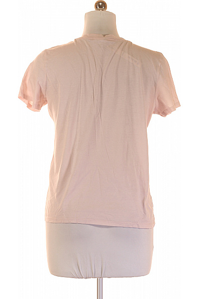 ONLY Dámské Tričko s Potiskem Růžové Vel. M