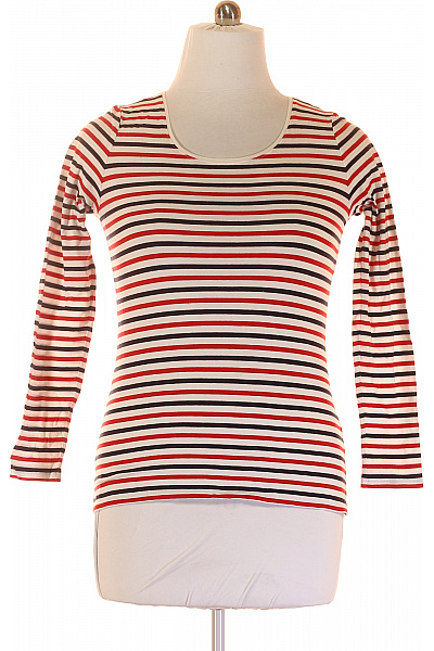 Esprit Dámské Tričko s Potiskem Červené Second hand Vel. XL