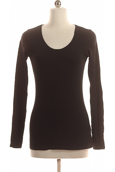 Street One Jednoduché Dámské Tričko Černé Second Hand Vel.  36