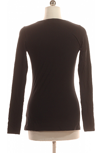 Street One Jednoduché Dámské Tričko Černé Second hand Vel.  36