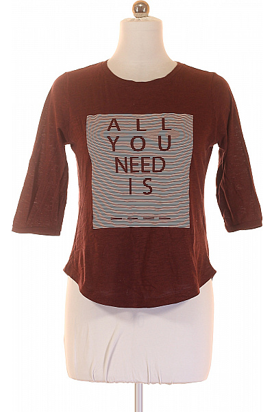 S.OLIVER Dámské Tričko Vínová Vel. 38