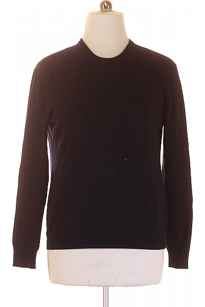 Pánský Svetr Vlněný Modrý HACKETT Vel. L