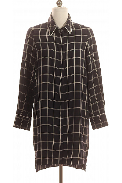 MANGO Šaty Modré Second Hand Vel. XS