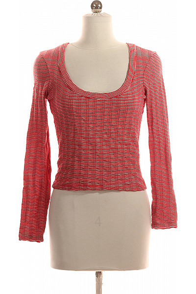 ZARA Dámské Top Červený Second hand Vel. S