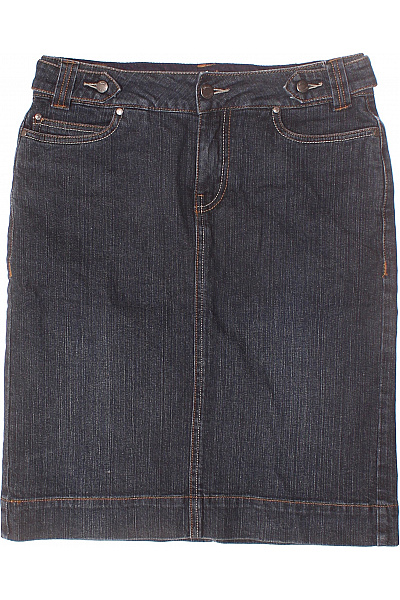 Džínová  Sukně Modrá Vel. 36