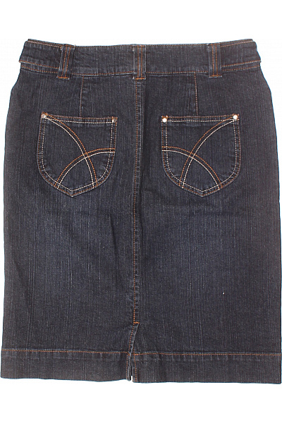 Džínová  Sukně Modrá Vel. 36