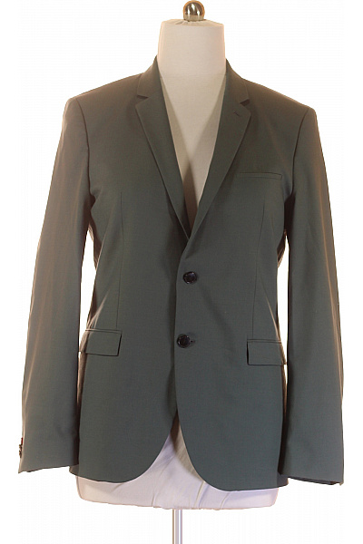 Společenské Pánské Sako Zelené Hugo Boss