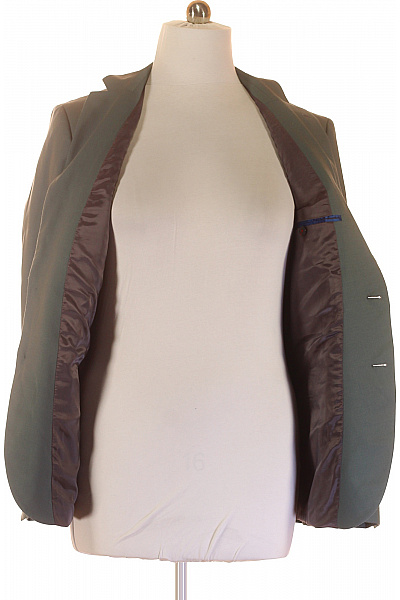 Společenské Pánské Sako Zelené Hugo Boss