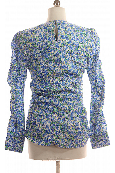 Vzorovaná  Halenka Modrá ZARA Vel. M