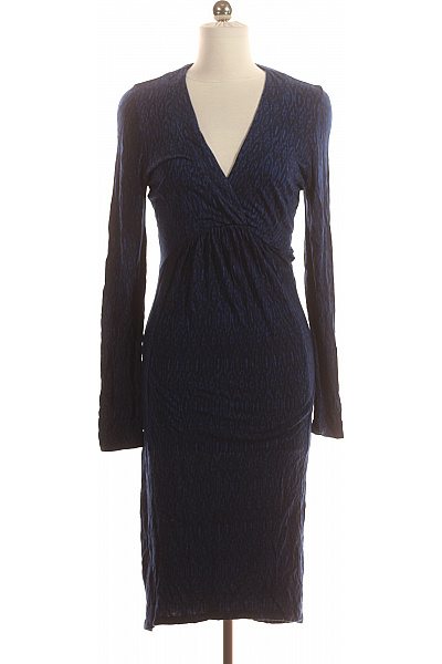 Tričkové  Šaty Modré INDISKA Vel. S