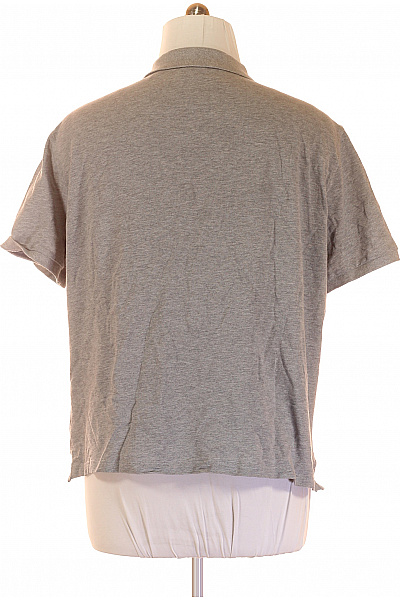 Pánské Tričko s Límečkem Šedé GANT