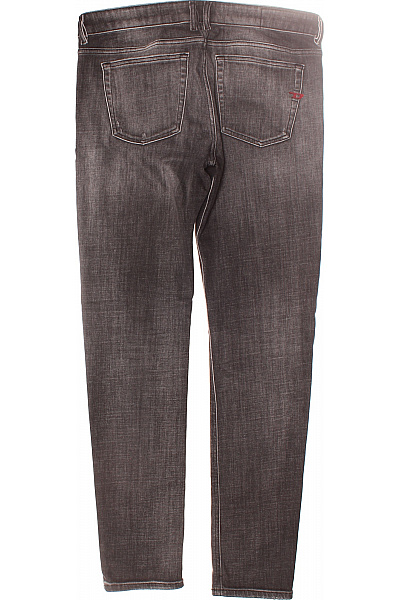 DIESEL Pánské Rovné Džíny Černé Second hand Vel. 33 | DIESEL | obrázek 2