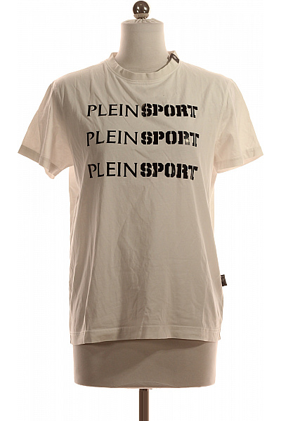 Dámské Tričko Bílé PLEIN SPORT Vel. S