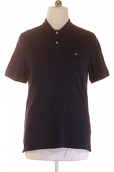 Pánské Tričko s Límečkem Modré GANT Vel. L