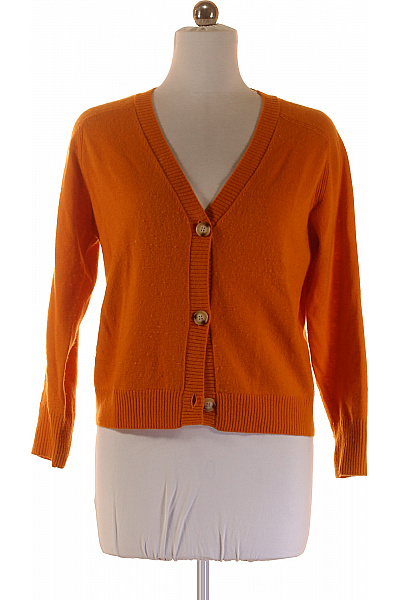 Dámský Svetr Meriný Oranžový Vel. 38