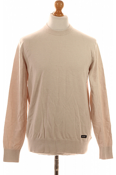 Calvin Klein Pánský Svetr Béžový Vel. M