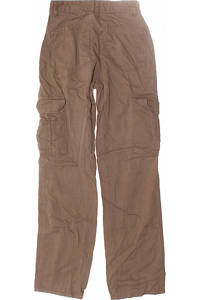 Dámské Kalhoty Kapsáče Zelené STRADIVARIUS Second hand Vel. 34