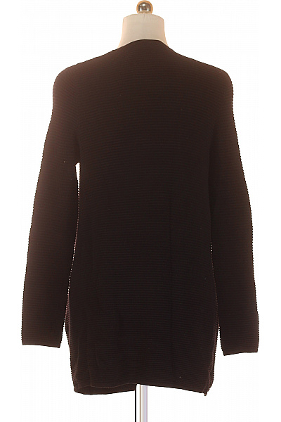 s.OLIVER Dámský viskózový žebrovaný kardigan černý volný delší elegantní podzimní Vel. 40 | s.OLIVER | obrázek 3