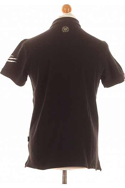 PLEIN SPORT Pánské Tričko s Límečkem Černé Vel. L | PLEIN SPORT | obrázek 3