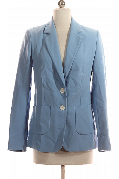 MORE & Společenské Dámské Sako Modré Vel. 34