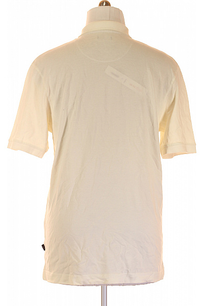 JACK & JONES Pánské Tričko s Límečkem Bílé Vel. XL