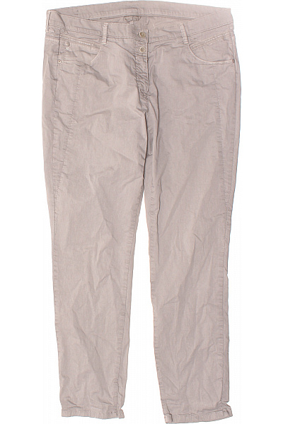 Dámské Kalhoty Rovné Šedé BRAX Second hand