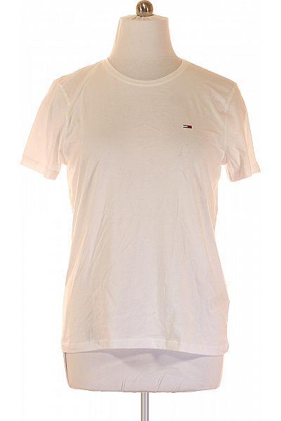 TOMMY HILFIGER Pánské Tričko Bílé Vel. XXL