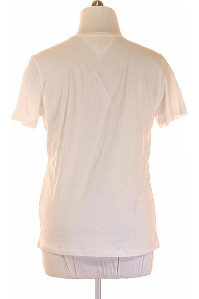 TOMMY HILFIGER Pánské Tričko Bílé Vel. XXL