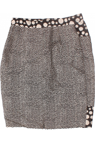 Sukně Vlněná Černobílá Whistles Vel. 38