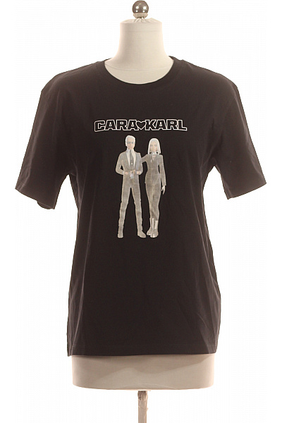 Karl Lagerfeld Dámské Tričko Černé Vel. XS