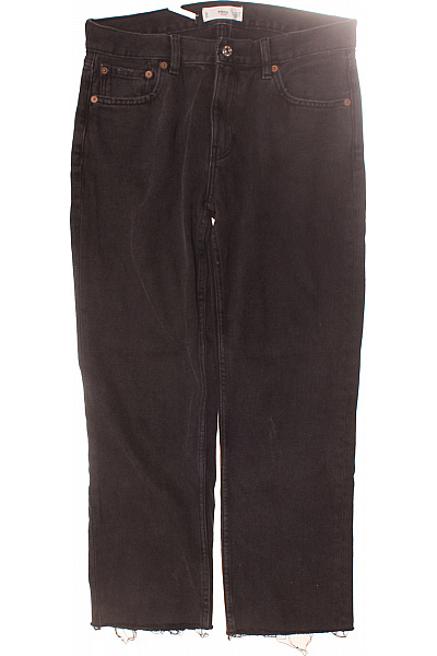 MANGO Boyfriend Dámské Džíny Černé Vel. 38