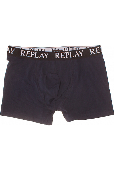 REPLAY Pánské Spodní Prádlo Modré Second hand Vel. XL | REPLAY | obrázek 2