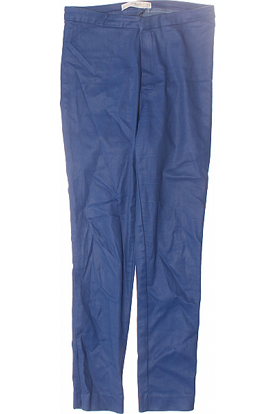 Dámské Kalhoty Modré MANGO Vel. 38