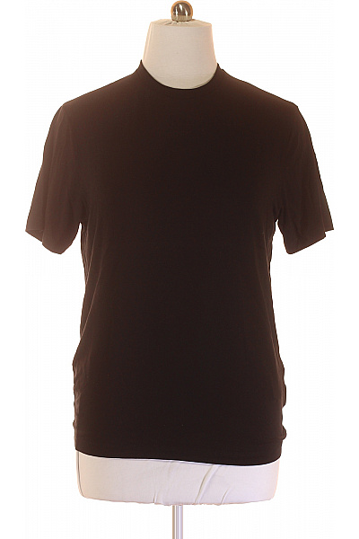 Jednoduché Pánské Tričko Černé Vel. L