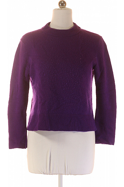 ROSA & ME Dámský Pulovr Vlněný Fialový Vel. M