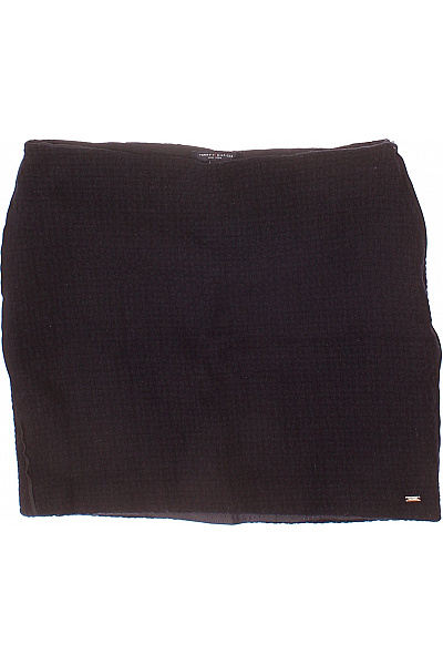 TOMMY HILFIGER Balonová  Sukně Vlněná Modrá