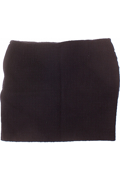 TOMMY HILFIGER Balonová  Sukně Vlněná Modrá