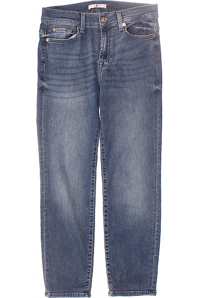 Boyfriend Dámské Džíny Modré Second Hand Vel. 29