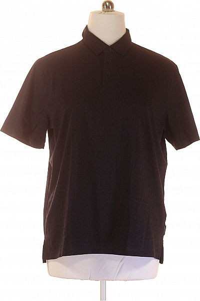 Pánské Tričko S Límečkem Modré ARMANI Vel. XL