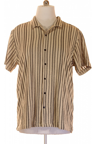 Pánská Košile Béžová BRAVE SOUL Second Hand Vel. XL